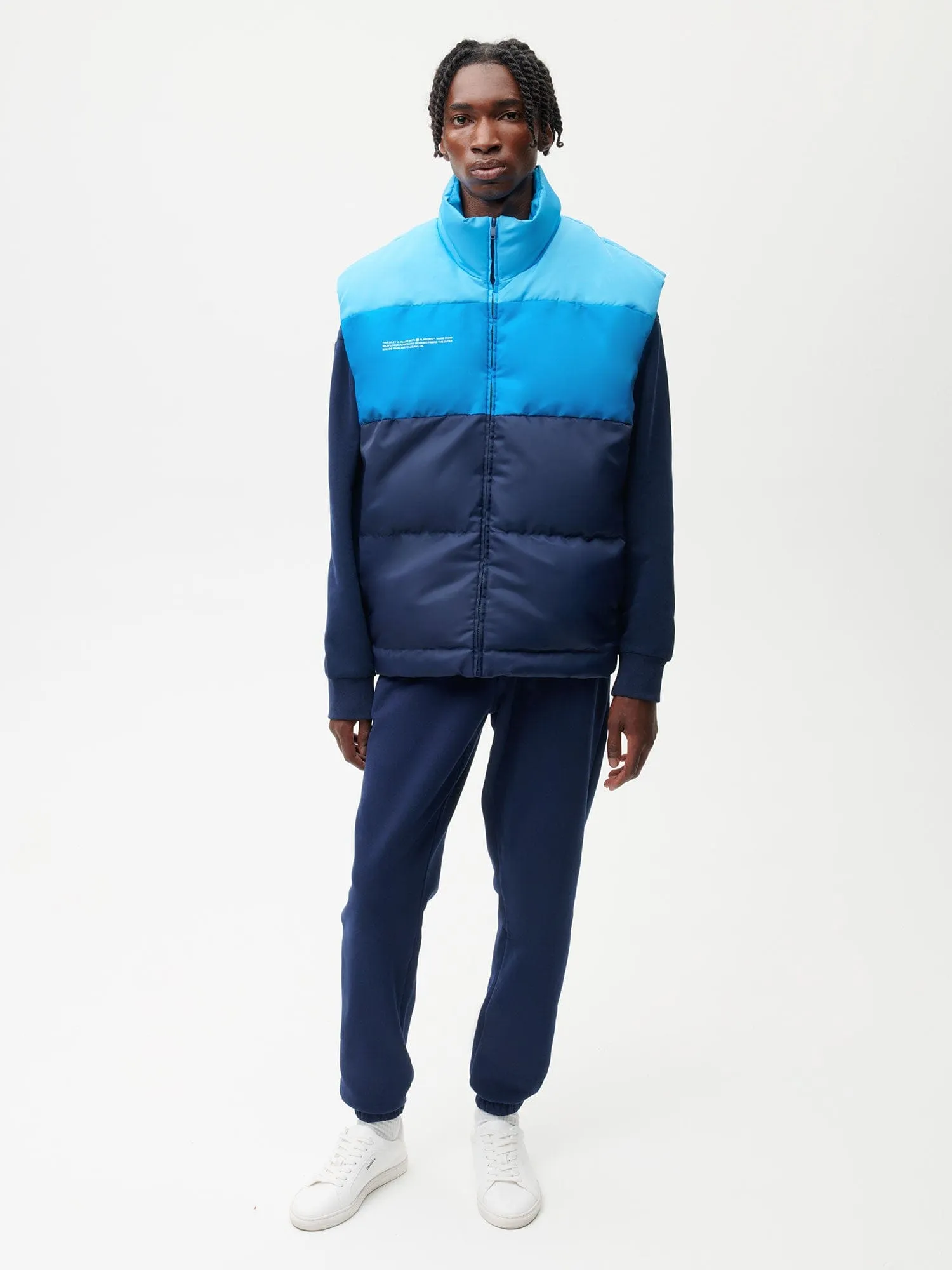Archive Mens FLWRDWN™ Gilet—navy blue
