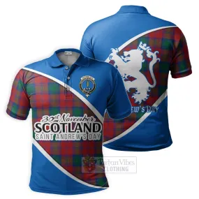 Auchinleck (Affleck) Family Crest Tartan Polo Shirt Celebrate Saint Andrew's Day in Style