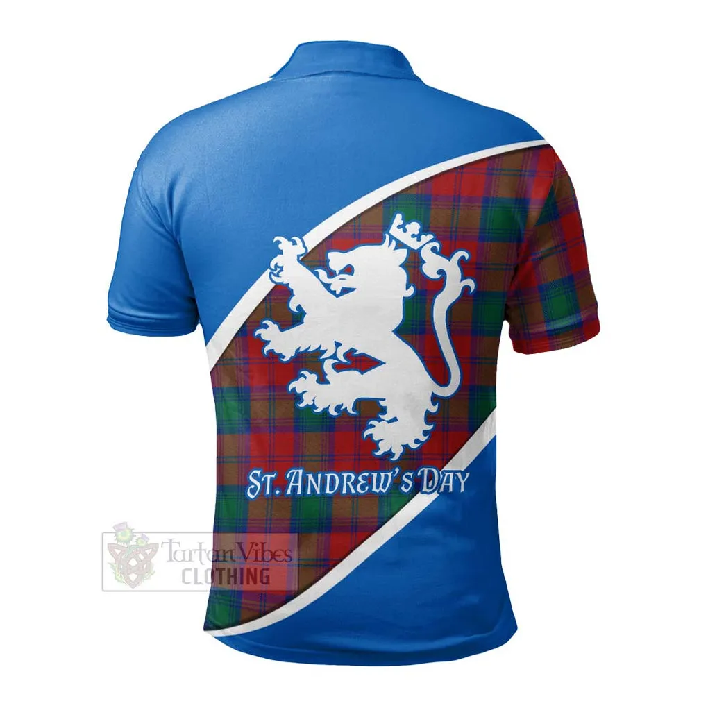 Auchinleck (Affleck) Family Crest Tartan Polo Shirt Celebrate Saint Andrew's Day in Style