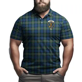 Baird Ancient Tartan Men's Polo Shirt with Family Crest