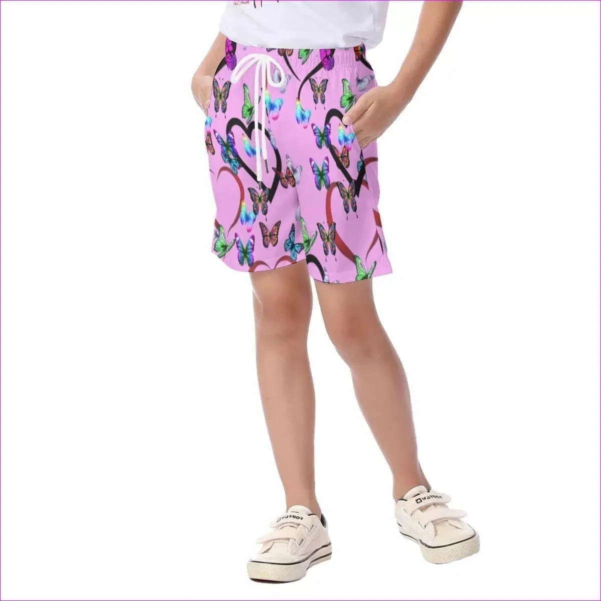 Butterfly Love Kids Beach Shorts