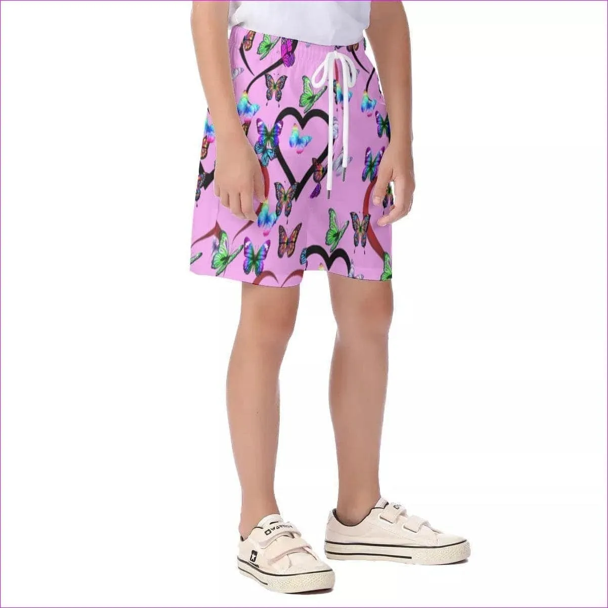 Butterfly Love Kids Beach Shorts