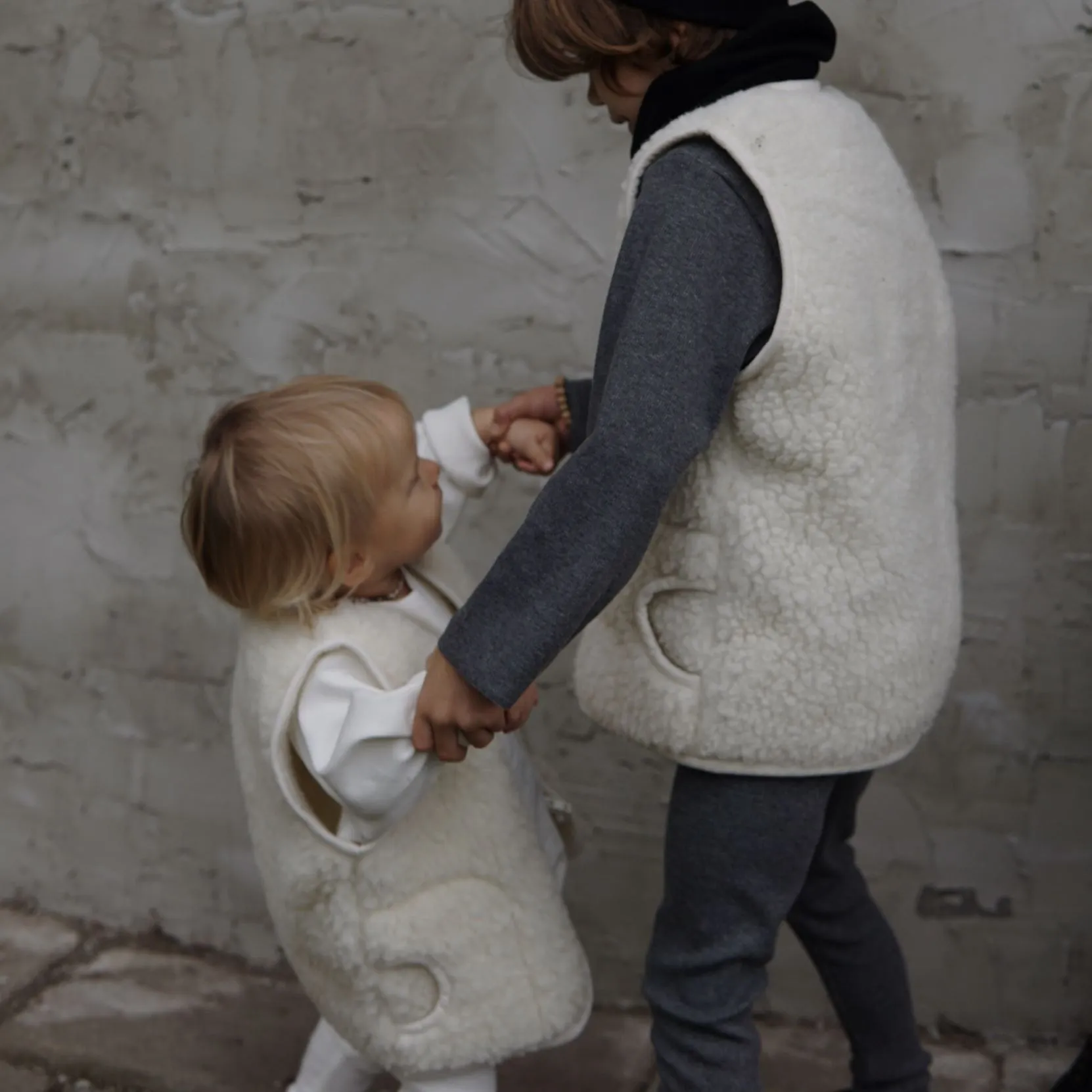 Clara 100% Wool Vest (Milk)