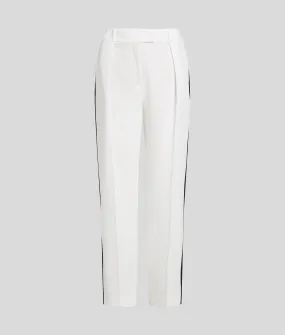 CONTRAST PANEL TAILORED PANTS