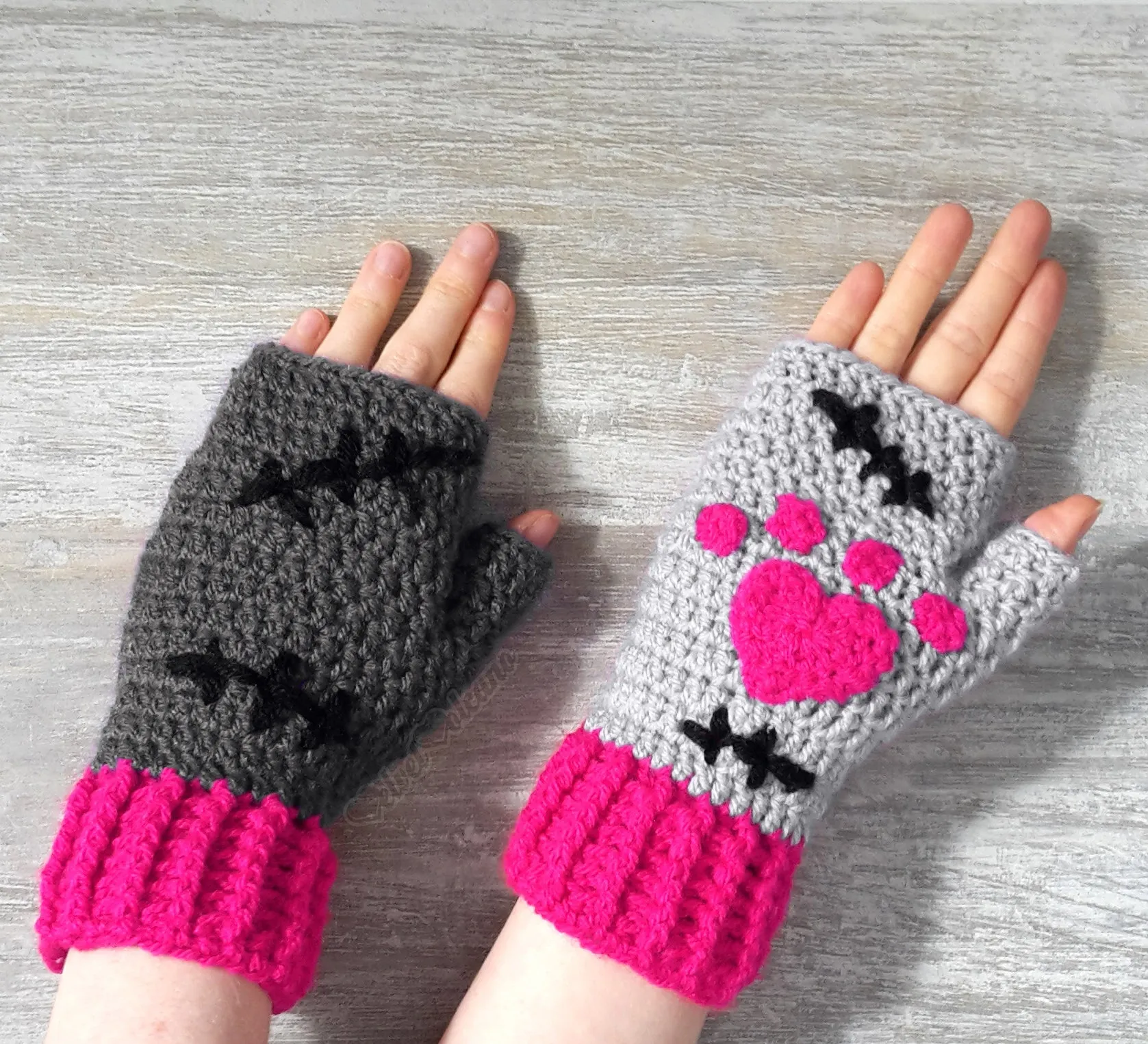 CorpseKitty Fingerless Gloves