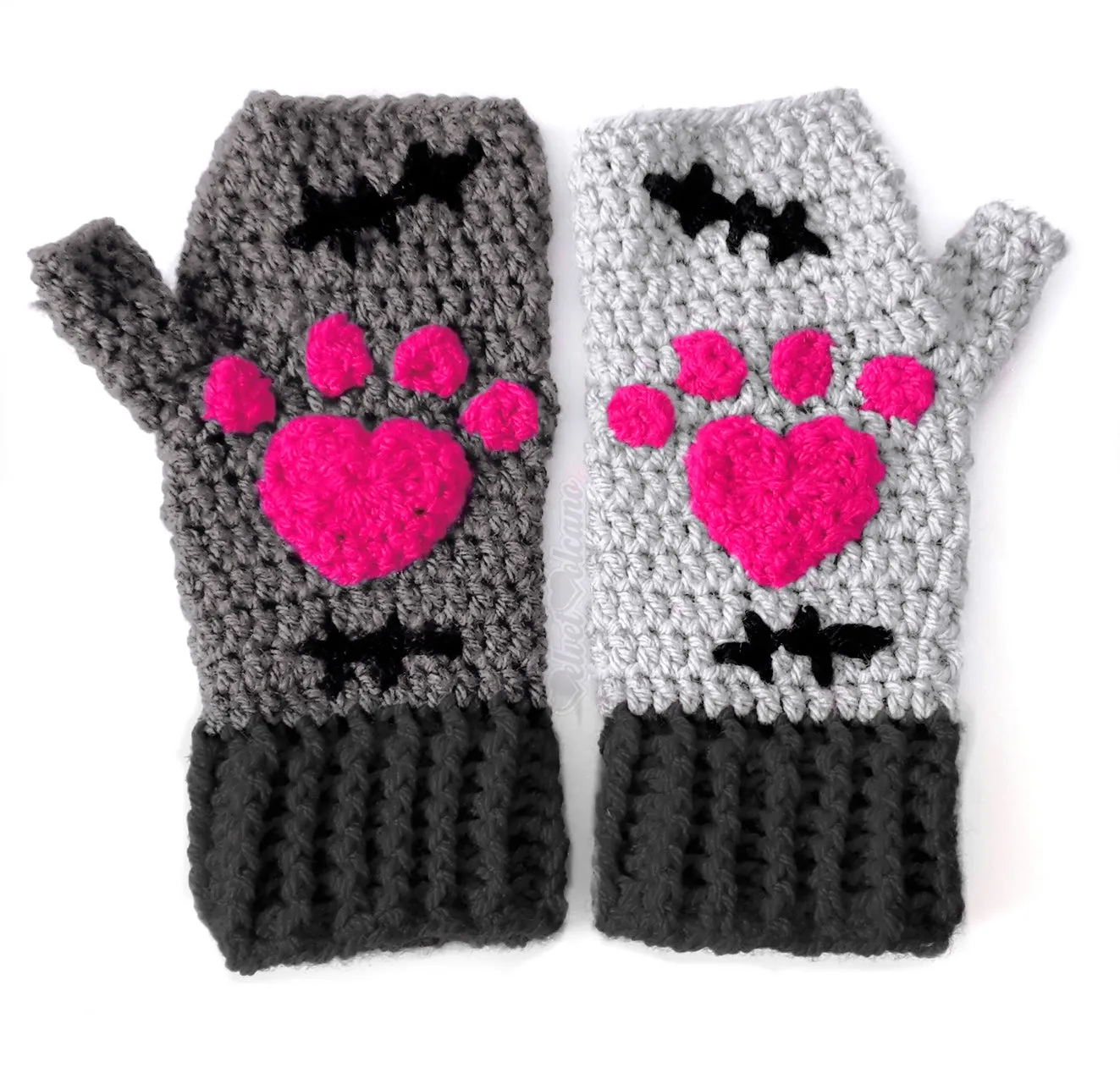 CorpseKitty Fingerless Gloves