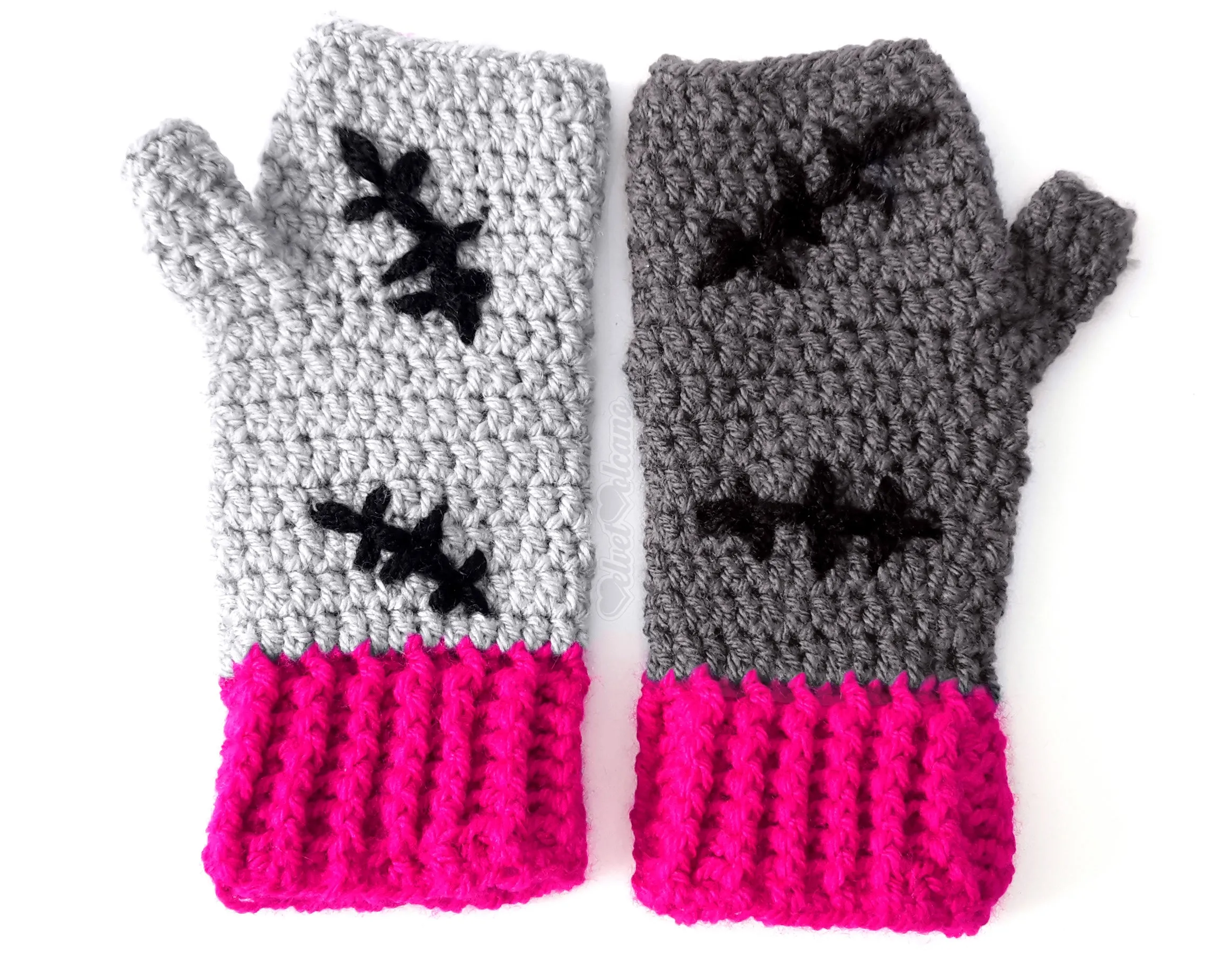 CorpseKitty Fingerless Gloves