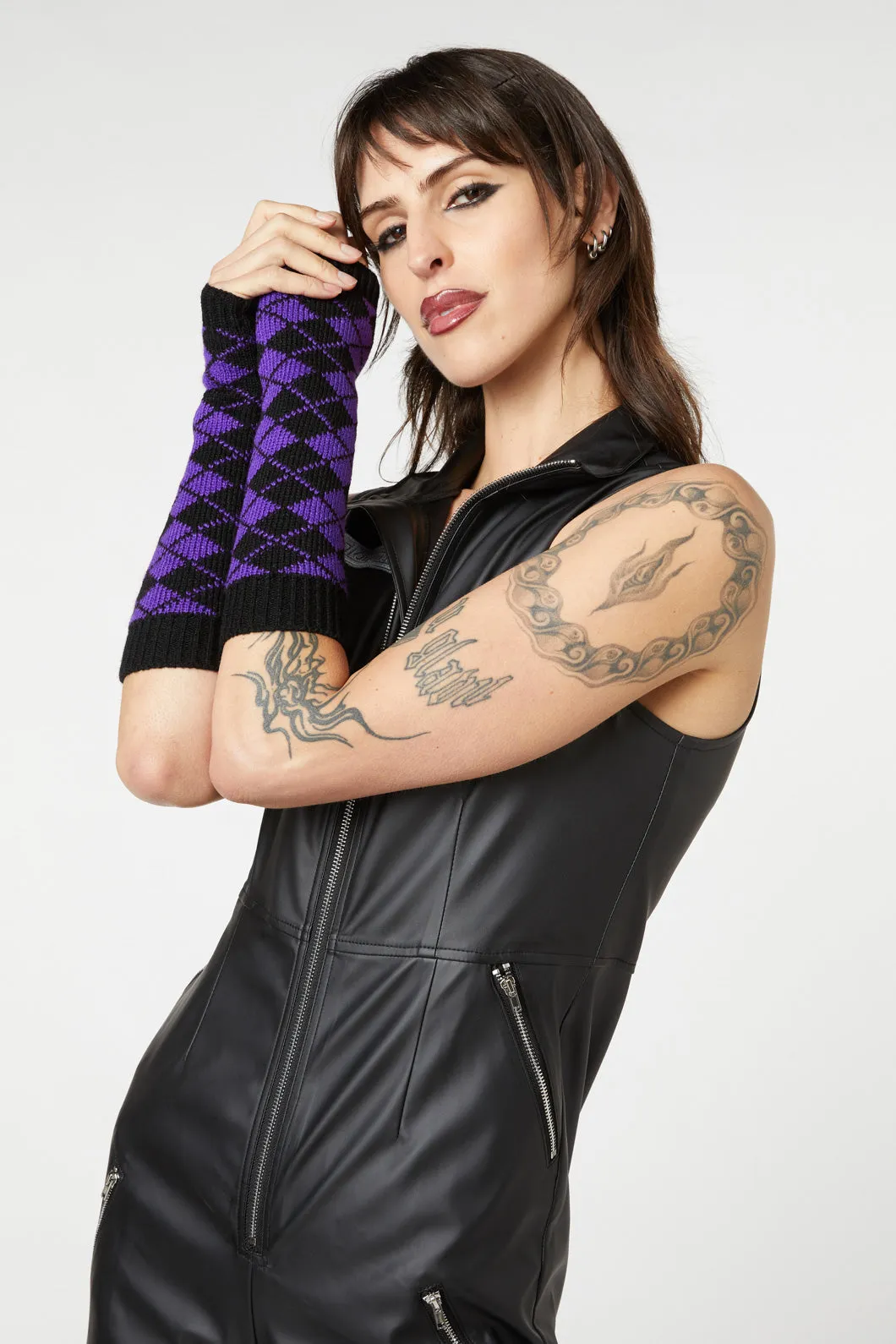 Diamond Long Gloves