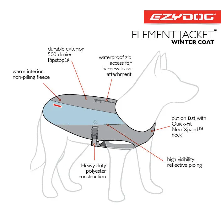 Element™ Waterproof Dog Raincoat Jacket