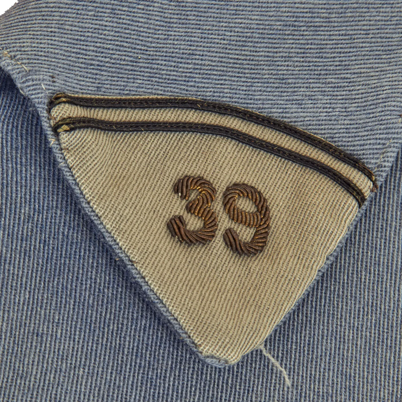 Original French WWI 39th Infantry Regiment Officer’s M1914 “Poiret” Greatcoat - Horizon Blue