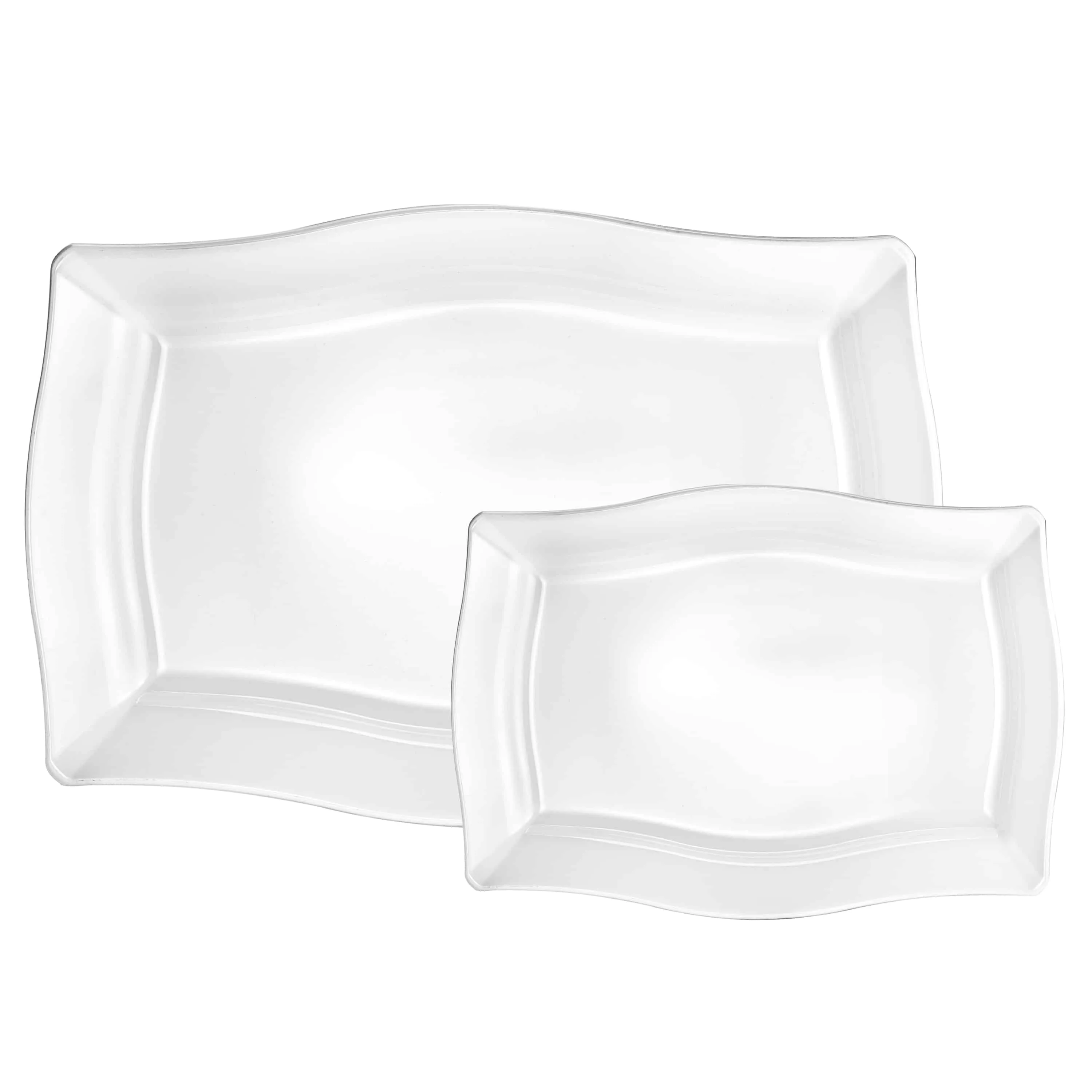Premium Extra Heavy Weight Plastic Fluted Servingware