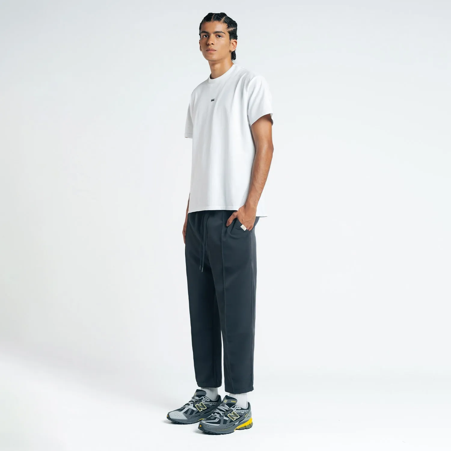 Slim Ankle Pants  - Gray