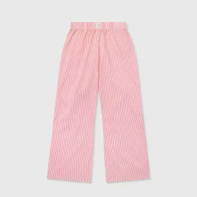 Striped Boxer Pants - Red
