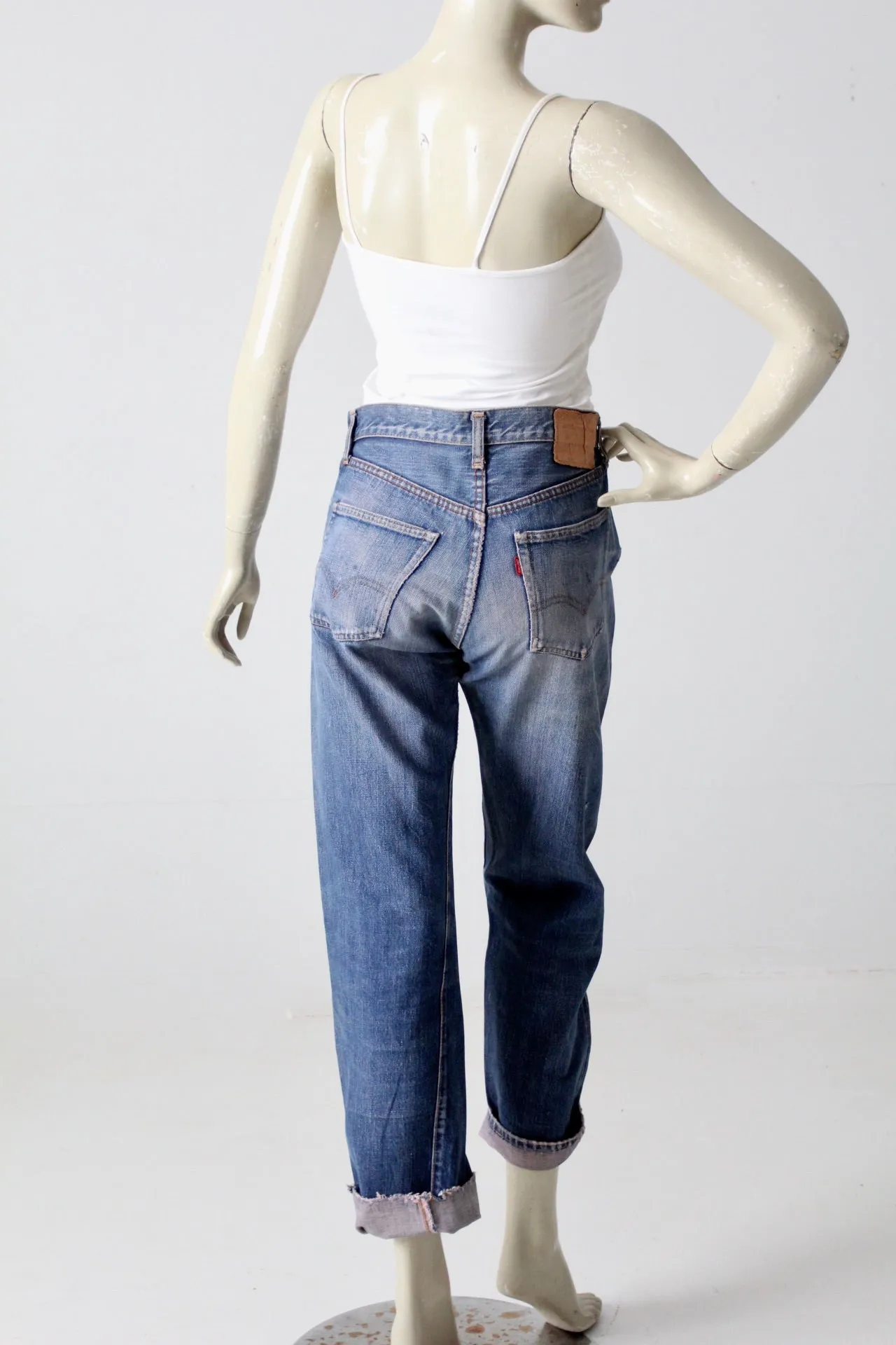 vintage patched Levi's 501 Big E jeans 29 x 29
