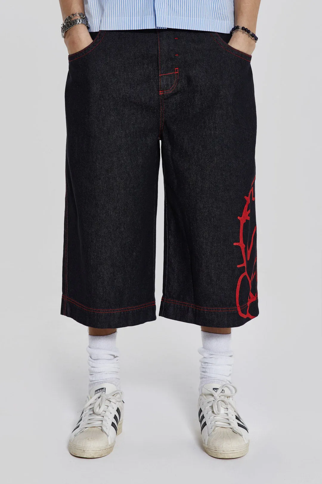Volume Up Oversized Jorts