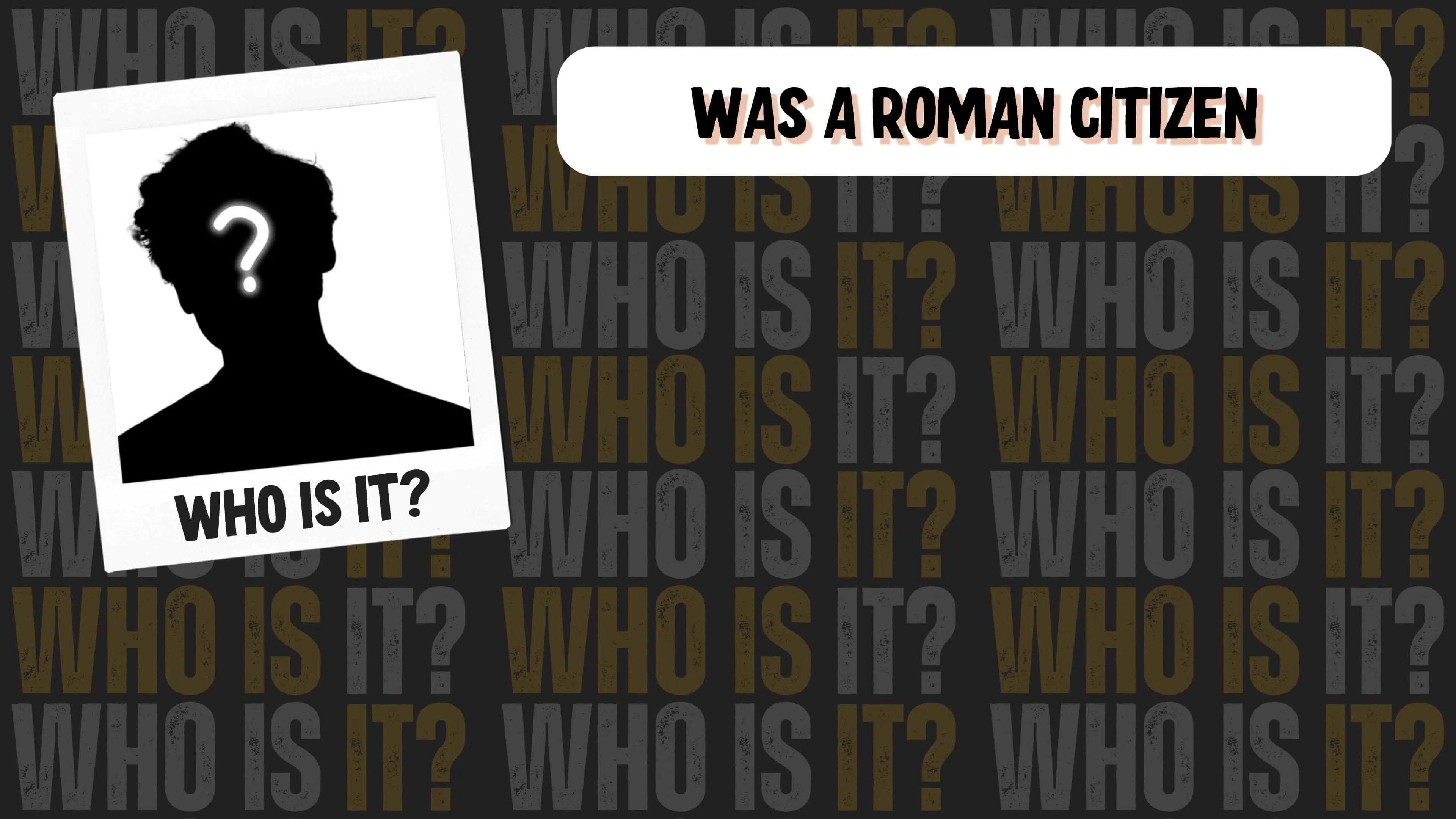 Who Is It?