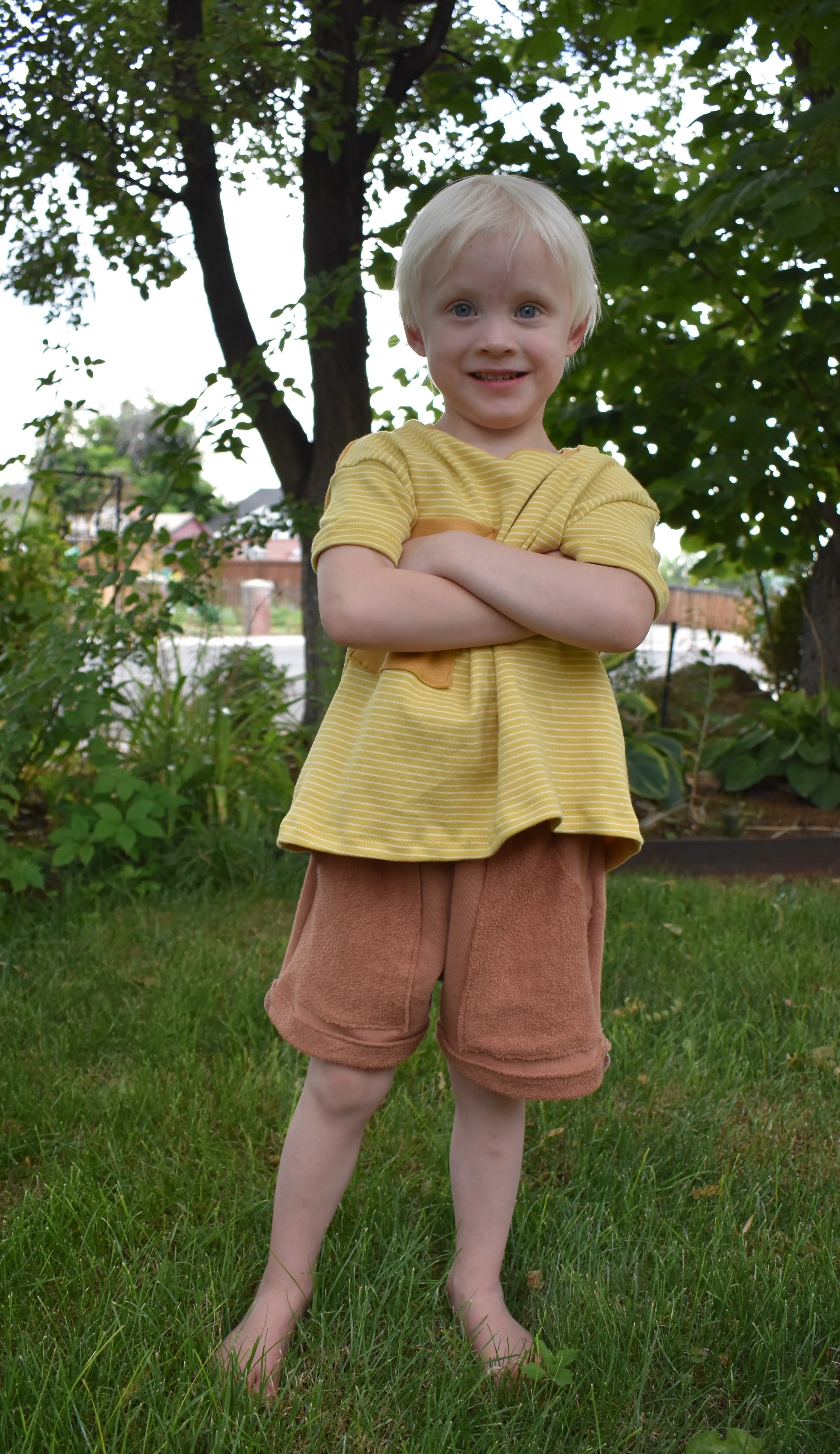 Youth Aspen Lounge Shorts and Pants Digital Sewing Pattern Sizes NB-16Y