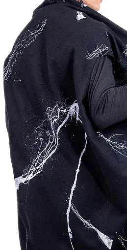 ZHANNAONA - "NEU COSMOS COAT" in BLACK