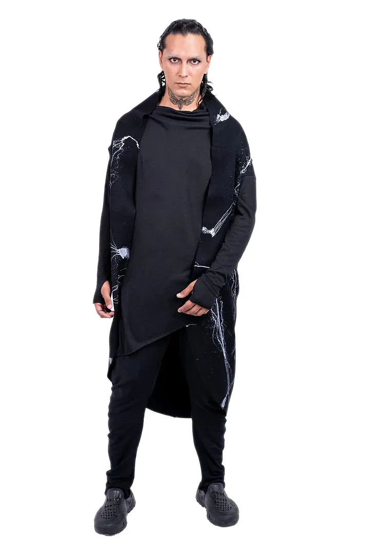 ZHANNAONA - "NEU COSMOS COAT" in BLACK